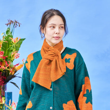 Combined Yarn Mini Scarf