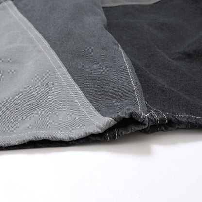 Patchwork Denim Ball Pants