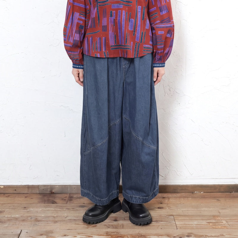 3D Balloon Denim Pants