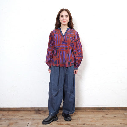 3D Balloon Denim Pants