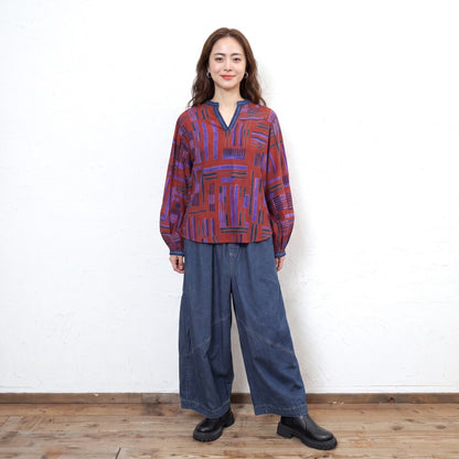 3D Balloon Denim Pants