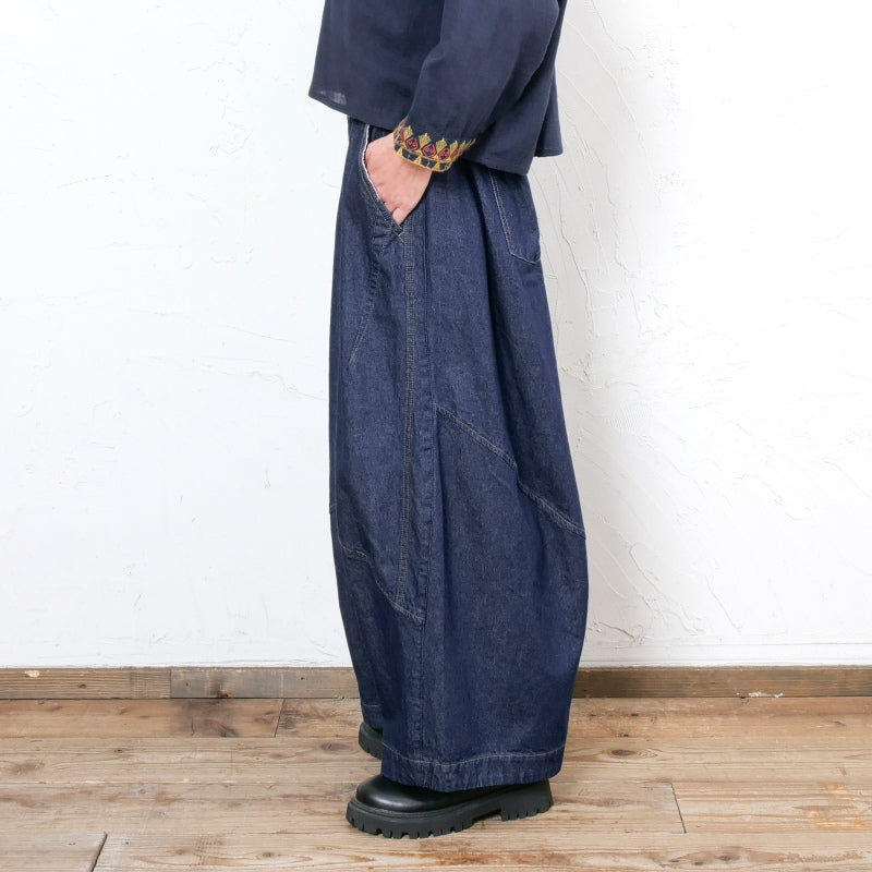3D Balloon Denim Pants