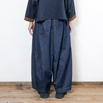 3D Balloon Denim Pants
