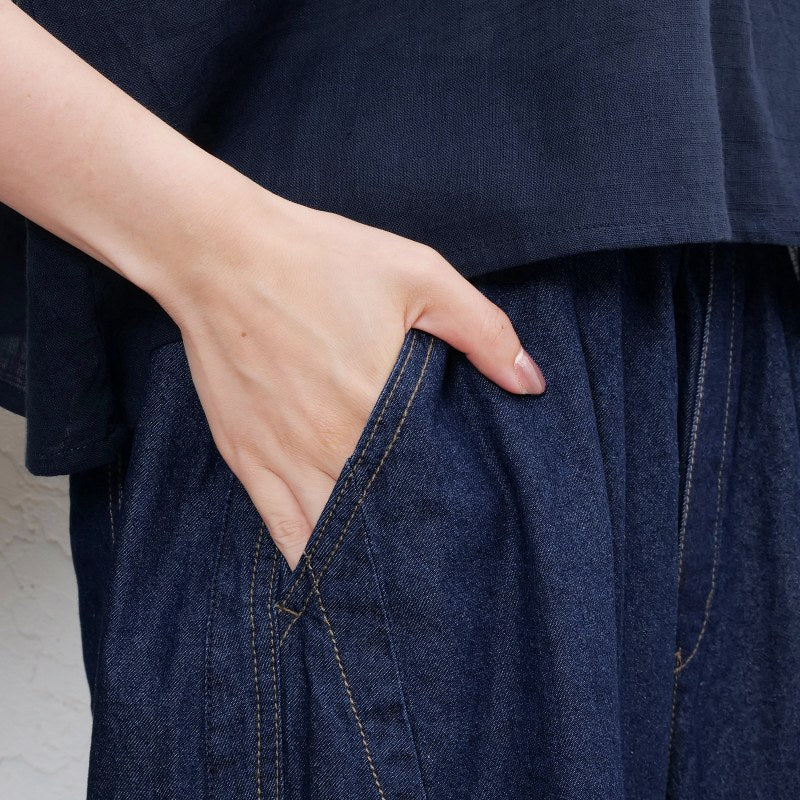 3D Balloon Denim Pants