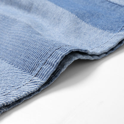 Striped Jacquard Denim Pants