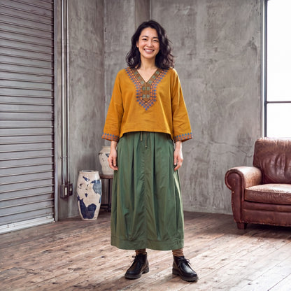 Hem Tuck Skirt