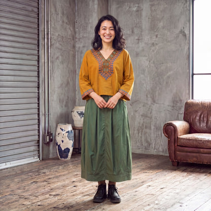 Hem Tuck Skirt