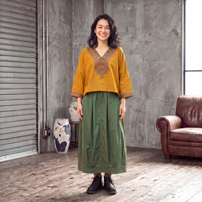 Hem Tuck Skirt