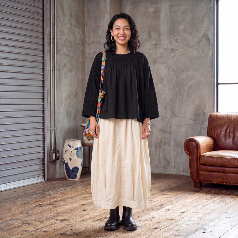 Hem Tuck Skirt