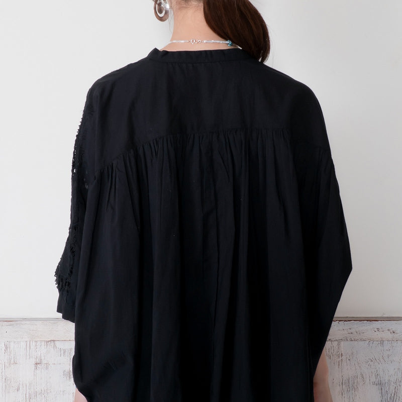 Cotton Lace Solid Blouse