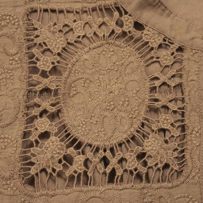 Cotton Lace Solid Blouse