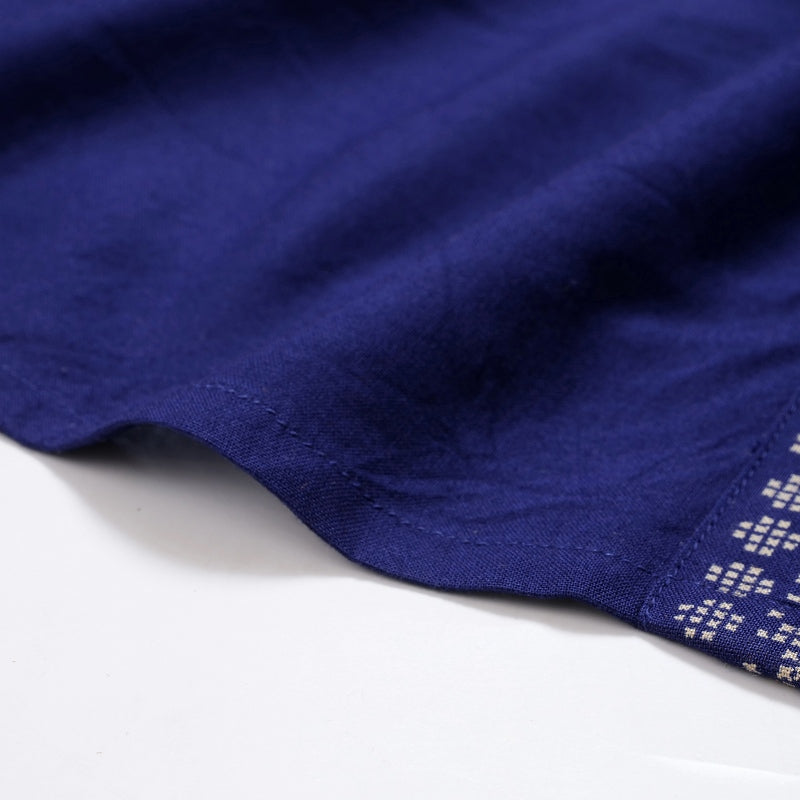 Rayon Geometric Line Print Raglan Blouse