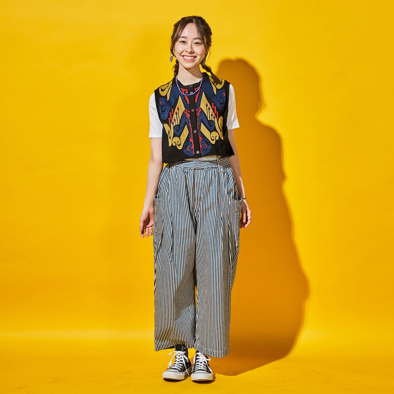 Cotton Egyptian Embroidery Vest