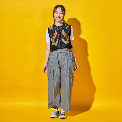 Cotton Egyptian Embroidery Vest
