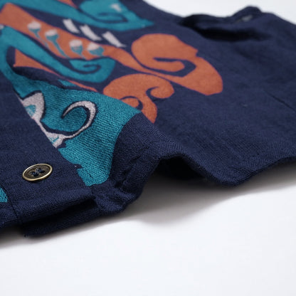Cotton Egyptian Embroidery Vest