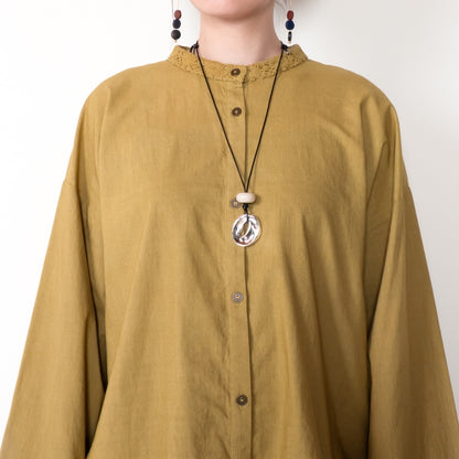 Cotton Solid Lace Blouse
