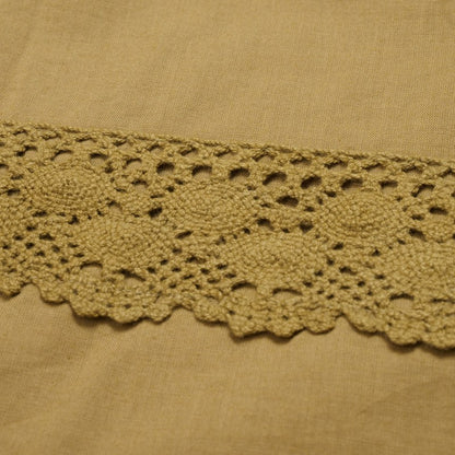 Cotton Solid Lace Blouse
