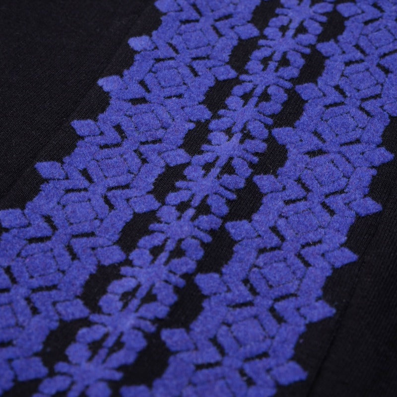 Sweat Flock Print Cardigan