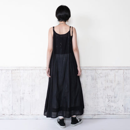 Cotton Lurex Layered Cami Dress