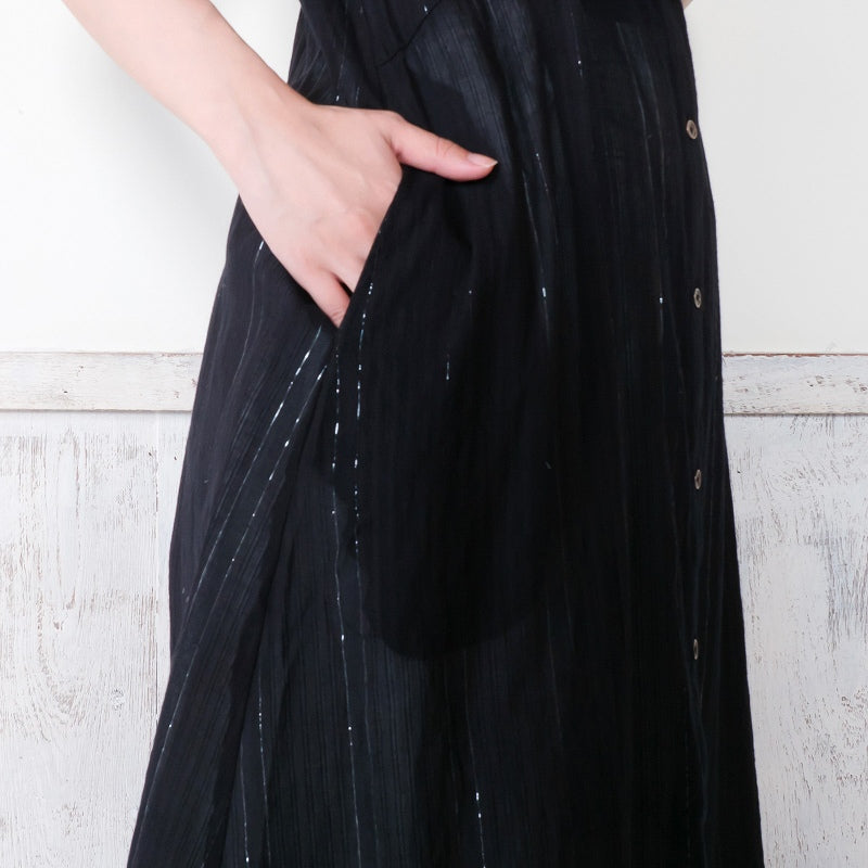 Cotton Lurex Layered Cami Dress