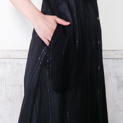 Cotton Lurex Layered Cami Dress