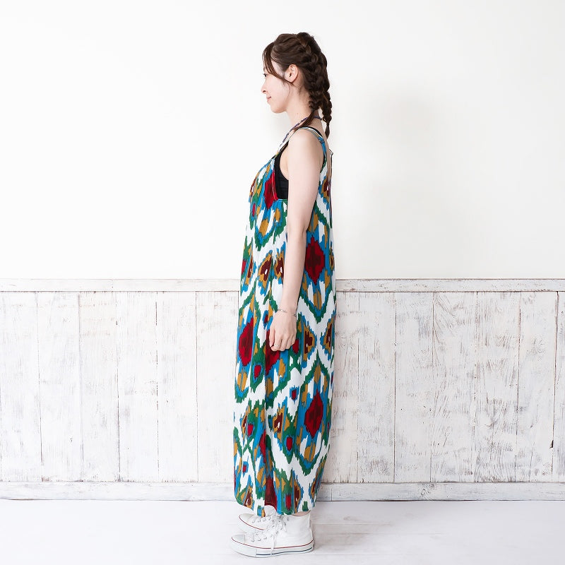 Rayon Ikat Print Cami Dress