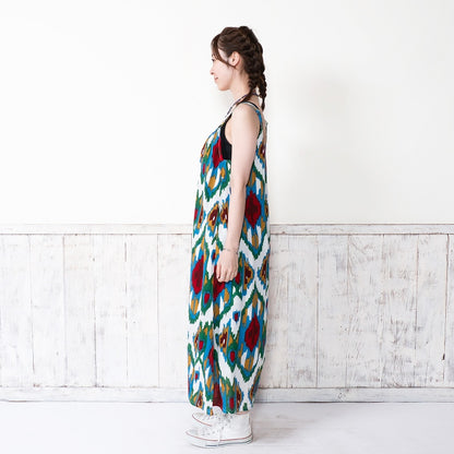 Rayon Ikat Print Cami Dress