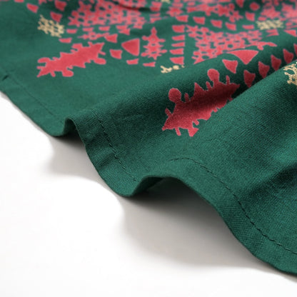 Rayon Rhombus Line Print Dress
