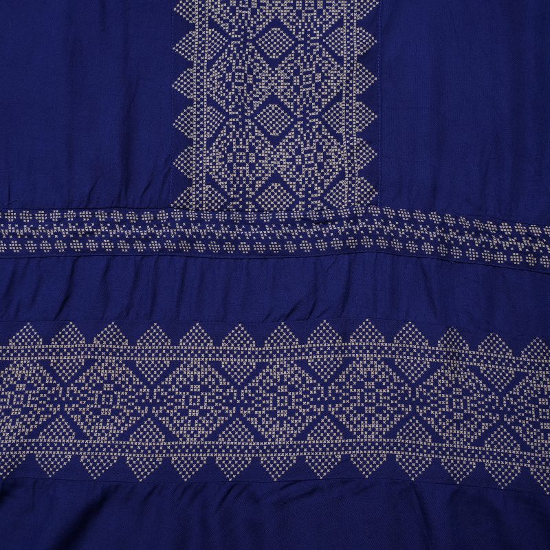 Rayon Geometric Line Print Cami Dress