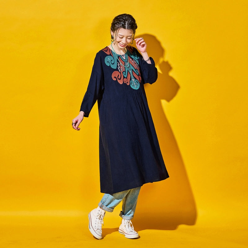 Cotton Egyptian Embroidery Dress