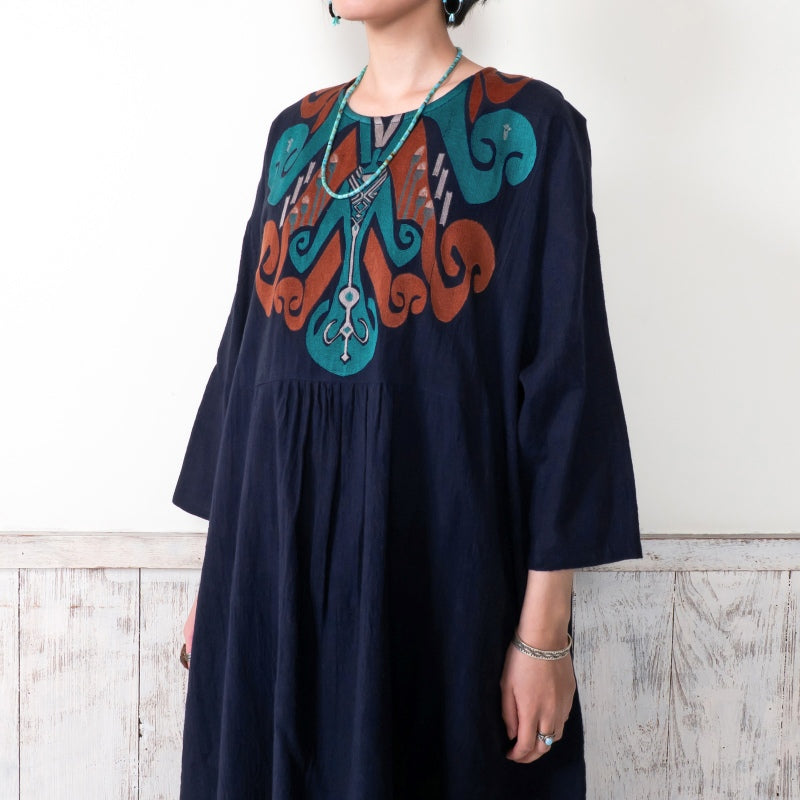 Cotton Egyptian Embroidery Dress