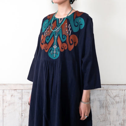 Cotton Egyptian Embroidery Dress