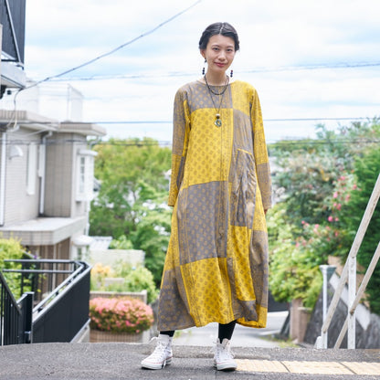 Rayon Bandana Print Dress