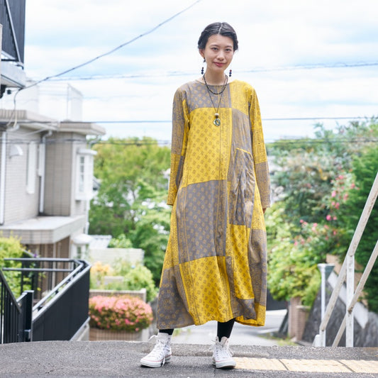 Rayon Bandana Print Dress