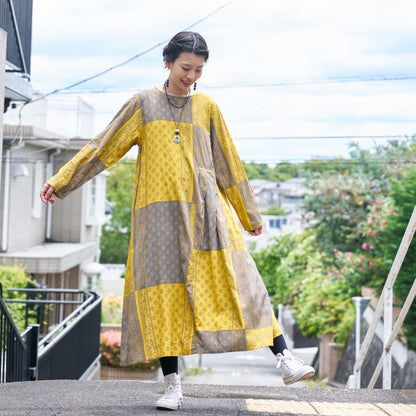 Rayon Bandana Print Dress