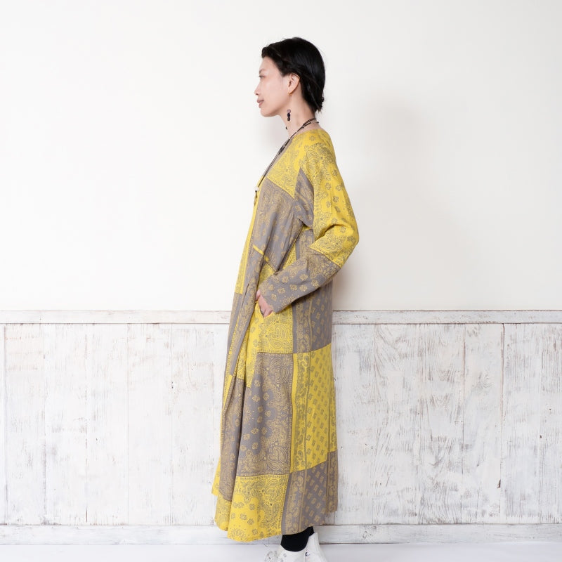 Rayon Bandana Print Dress