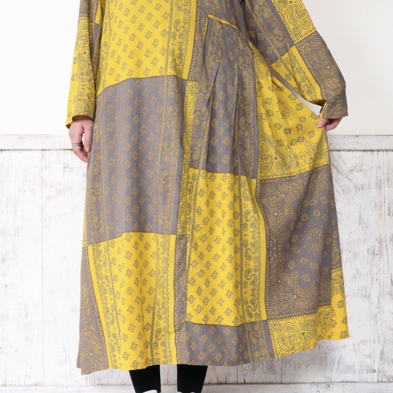 Rayon Bandana Print Dress
