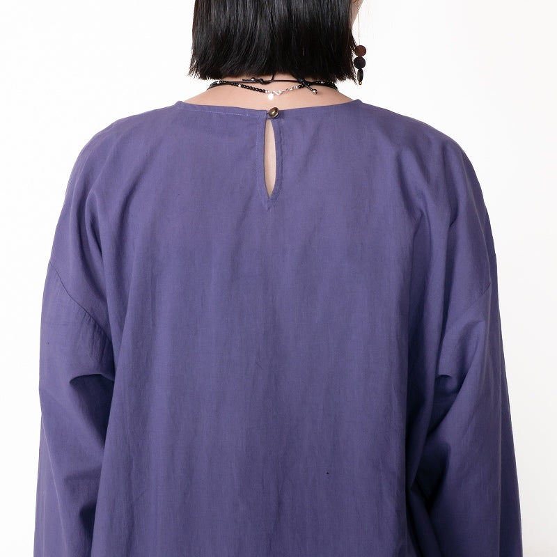 Cotton Rhombus Embroidery Dress