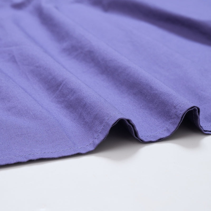 Cotton Rhombus Embroidery Dress