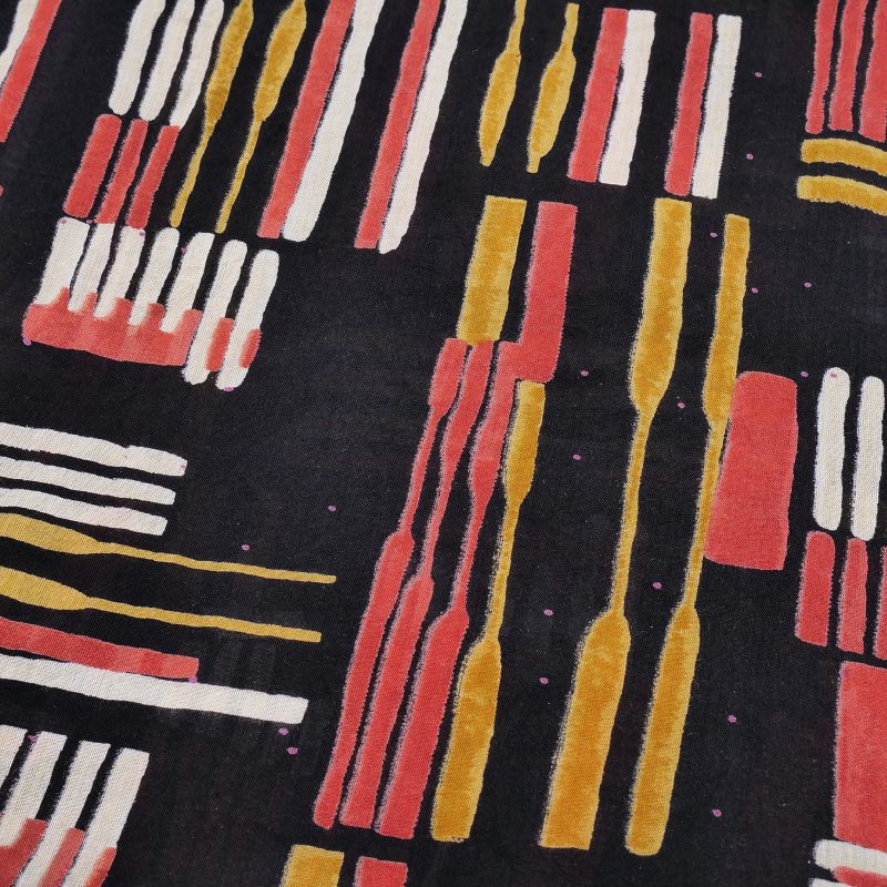 Cotton Line Print Pullover