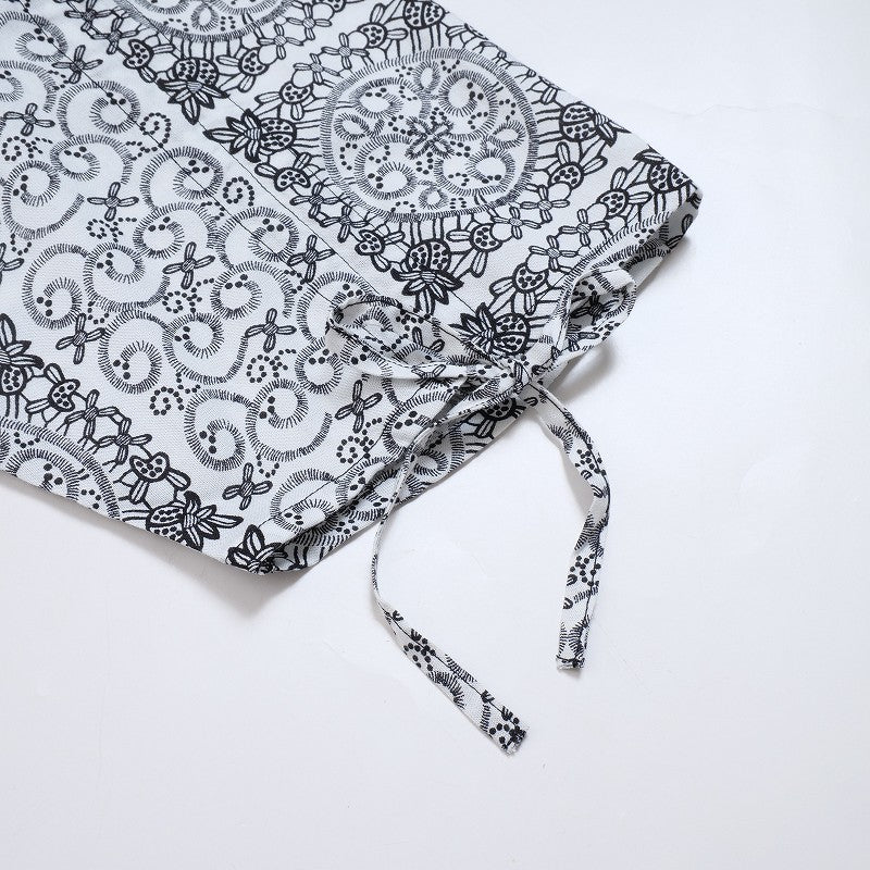 Rayon Lace Print Pullover