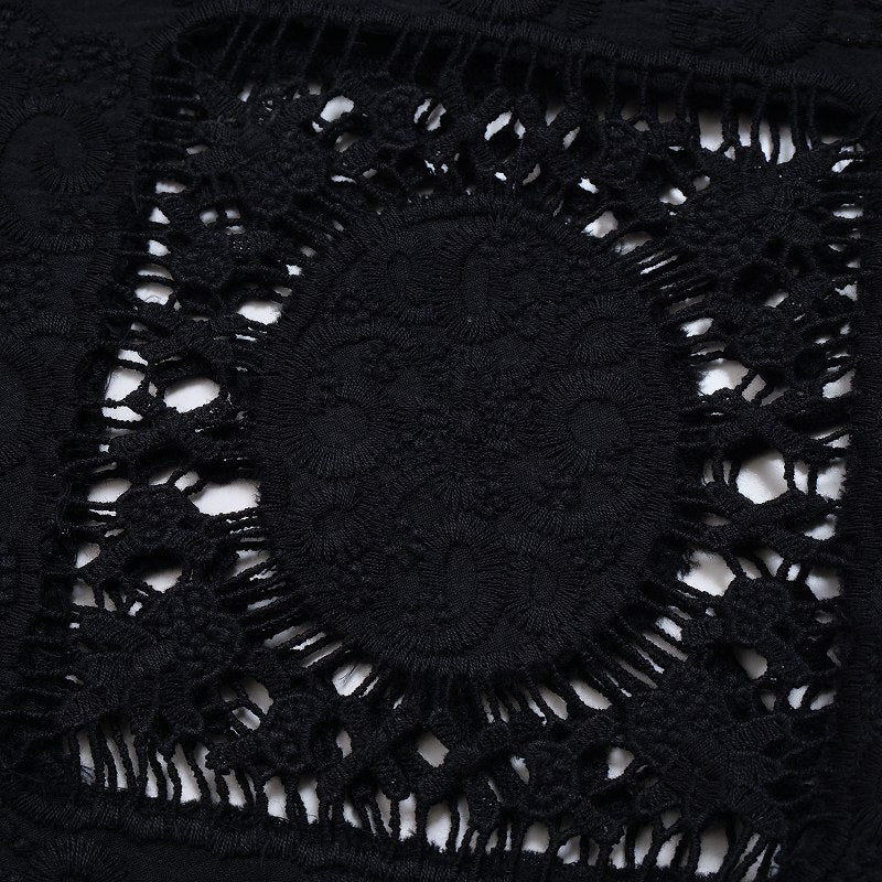 Rayon Lace Print Pullover
