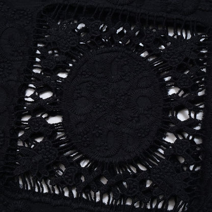Rayon Lace Print Pullover