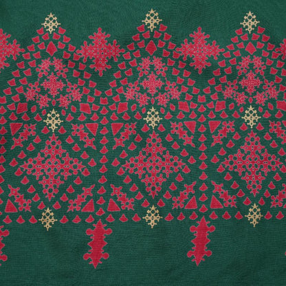 Rayon Rhombus Print Line Pullover