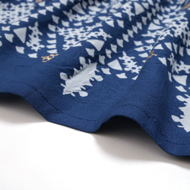 Rayon Rhombus Print Line Pullover