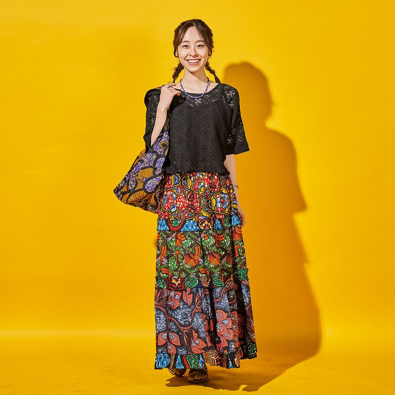 Cotton Flower Lace 2-Way Pullover