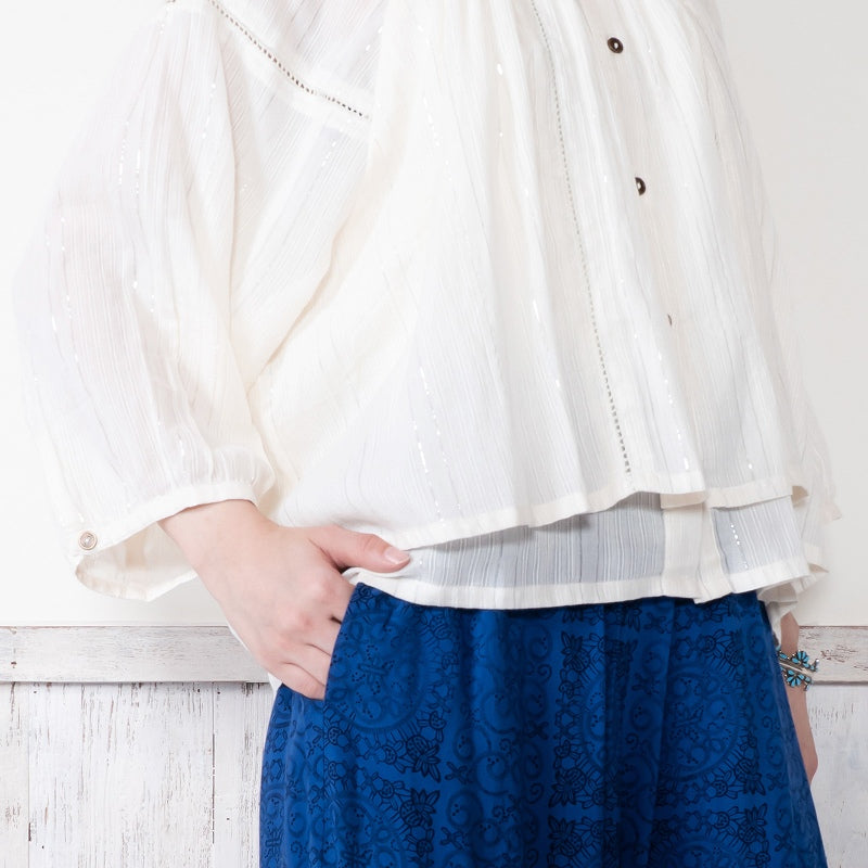 Rayon Lace Print Pants