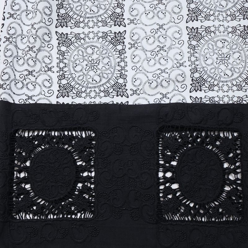 Rayon Lace Print Pants
