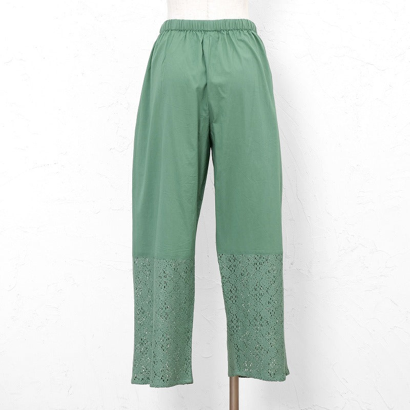 Cotton Flower Lace Petticoat Pants
