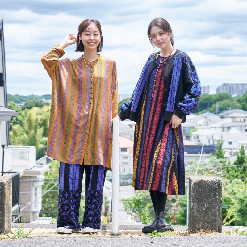 Fleece Flock Print Pants